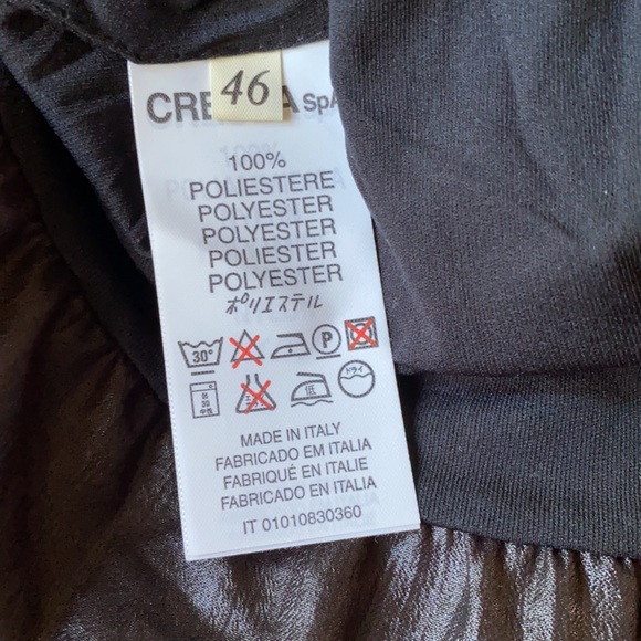 Creola Italian Beautiful Black ALine Dress - Picture 8 of 9